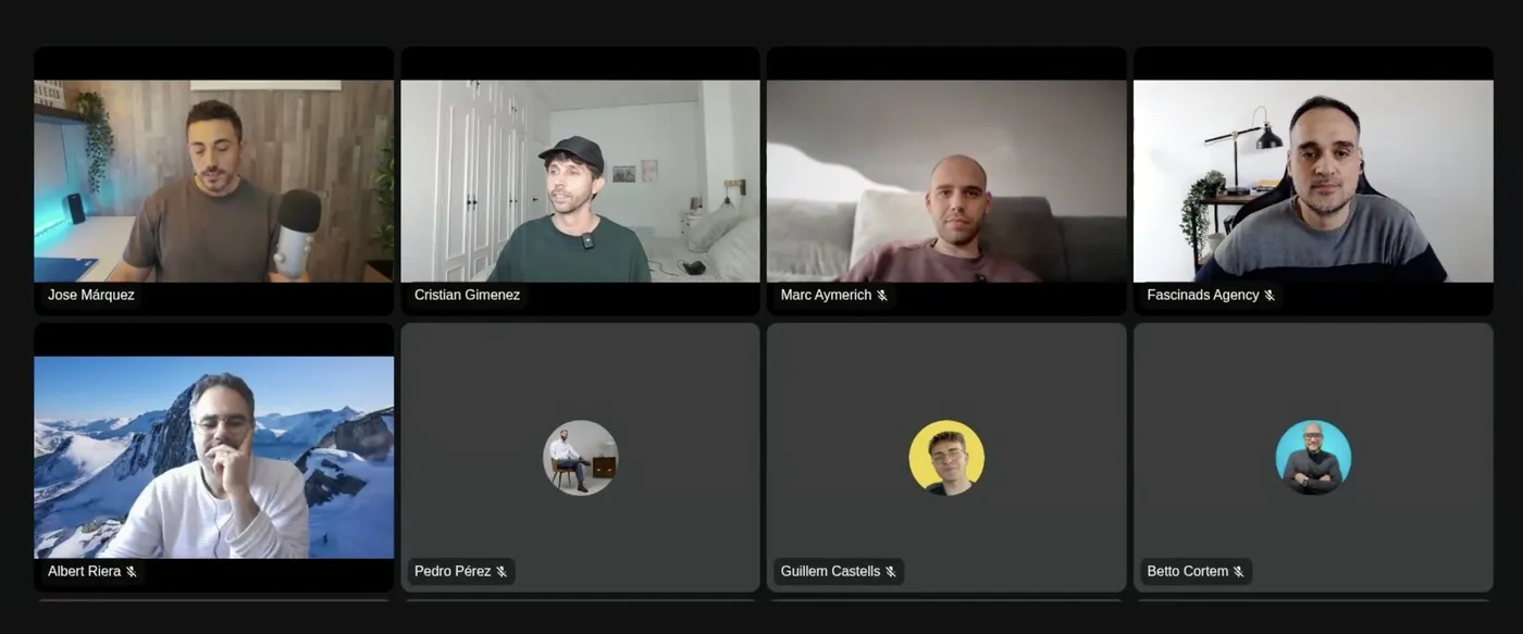 Directo por Zoom con Jose y miembros de la comunidad
